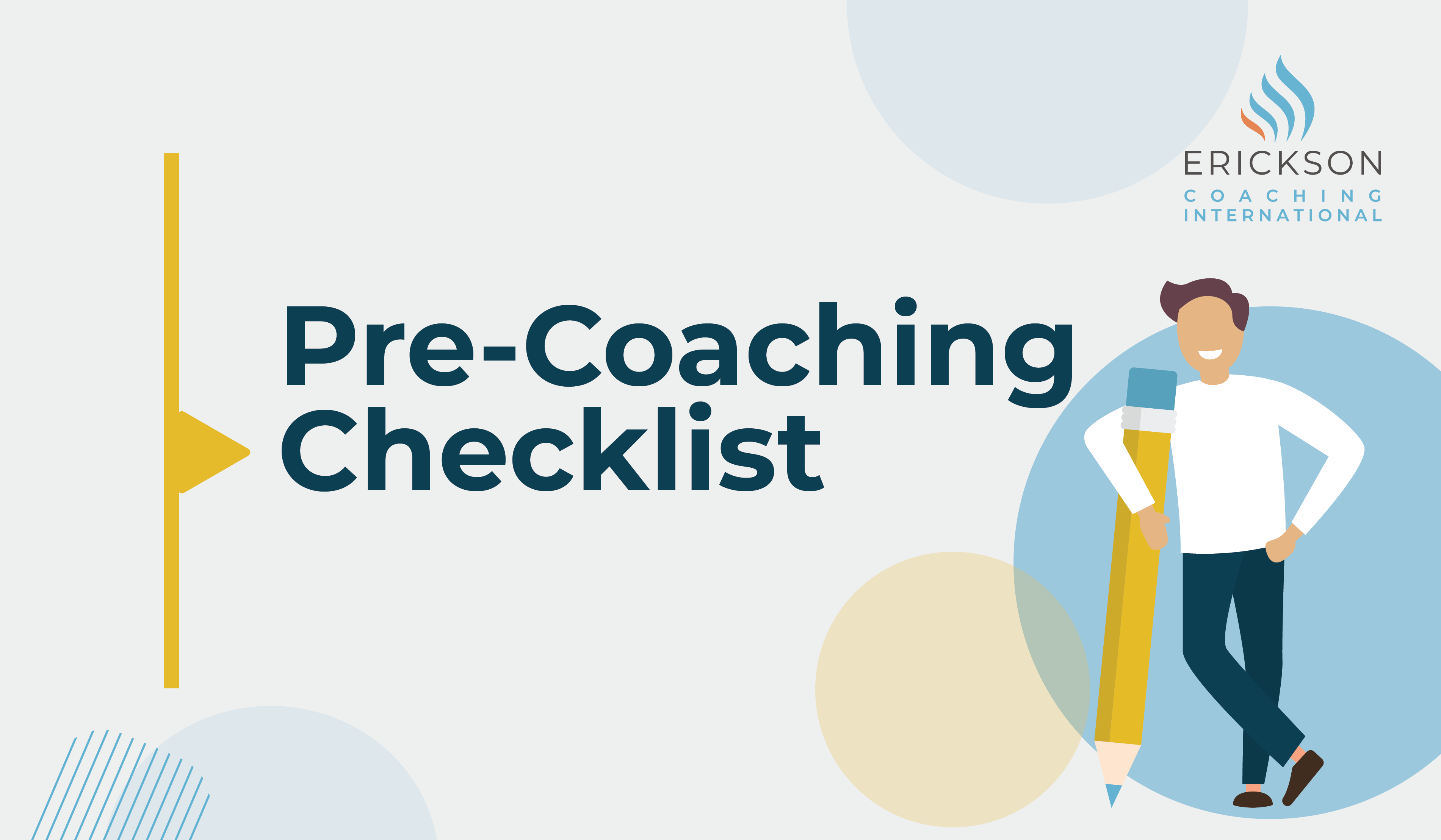Pre-Coaching Checklist Downloadable